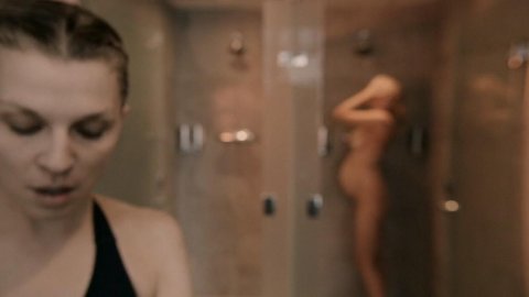 Laura Birn, Clemence Poesy - Nudity in The Ones Below (2015)