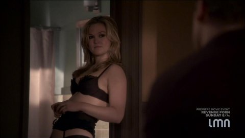 Julia Stiles - Nudity in Blue s01e01-02 (2014)