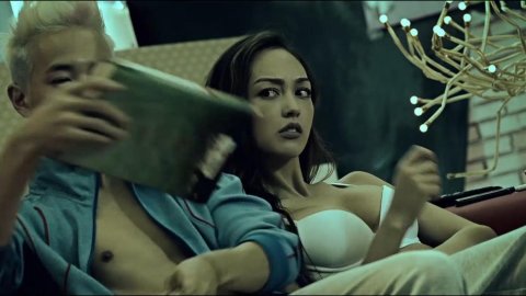 Jessica Cambensy, Candy Yuen - Nudity in Zombie Fight Club (2014)