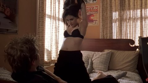 Brittany Murphy, Clementine Ford - Nudity in Cherry Falls (2000)