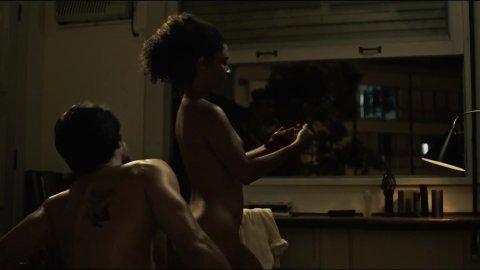 Cinara Leal, Ethienne Estevam - Nudity in A Divisão s01e01 (2019)