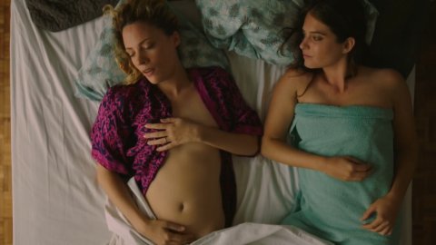 Camille De Pazzis, Justine Wachsberger - Nudity in Where We Go from Here (2019)