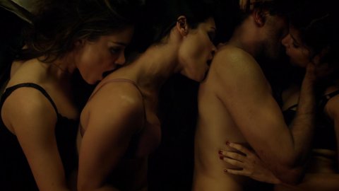 Roxanne McKee, Kim Engelbrecht, Shivani Ghai, Christina Chong - Nudity in Dominion s02e08 (2015)