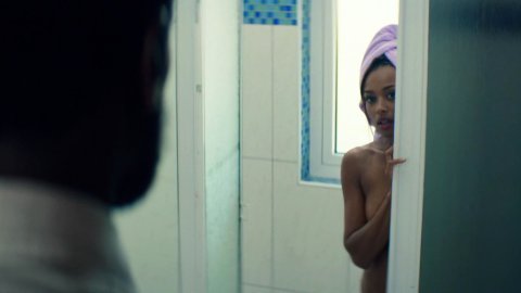 Melanie Liburd - Nudity in Double Play (2017)