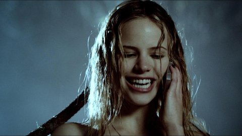 Halston Sage - Nudity in Poker Night (2014)