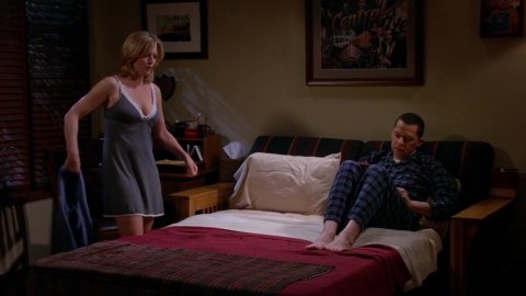 Courtney Thorne-Smith - Nudity in Two and a Half Men s12e14 (2014)